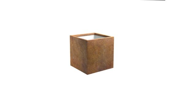 pflanzkübel corten model cubi 1