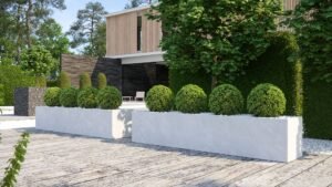 Donice z lekkich materialów seria stone Home