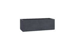 rechteckig beton blumenkasten model serie 4 schwarz