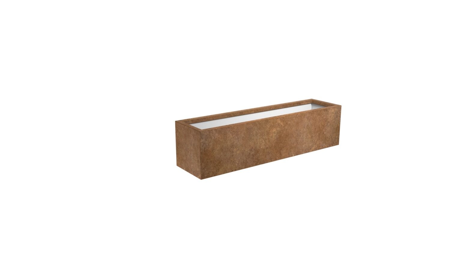 Pflanzkübel Rechteckig, 80 X 17 X 19 Cm – Cemento-Optik, Wetterfest, Für Draußen