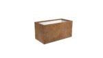 pflanzkübel corten model cubi 15