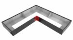 Ansicht NW Inneneck-Element 90º