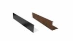PP Aussenwand H500 hochbeet grau aluminium und corten