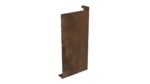 ZL Abschlussstück H1000 corten countryside hochbeet