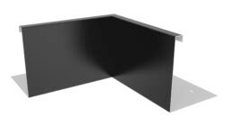 NW Inneneck-Element 90º H400 alu garten hochbeet