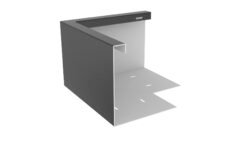 NZ 90º Winkel H300 alu hochbeet aluminium