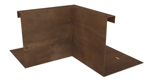 NW Inneneck-Element 90º H300 corten hochbeet aus metall