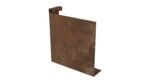 ZP Abschlussstück H500 corten hochbeet blech