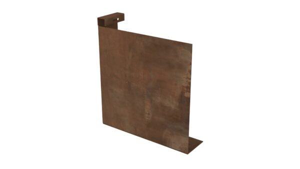 ZP Abschlussstück H500 corten hochbeet blech