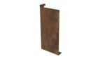 ZP Abschlussstück H1000 corten terrassen hochbeet