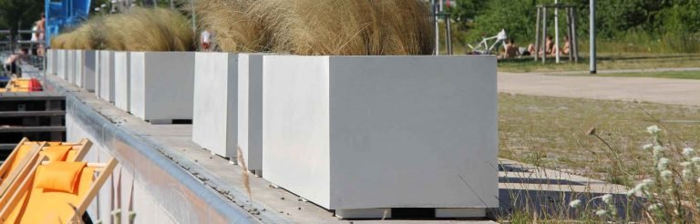 Blumenkübel aus Beton